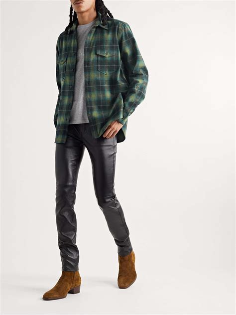 st laurent flannel boots.